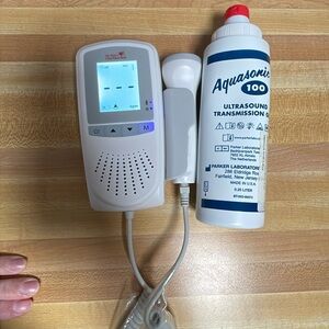 Baby Doppler with Ultrasound Gel